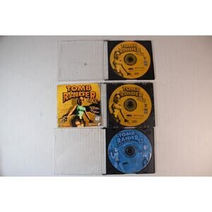 2 games: Tomb Raider Gold + Tomb Raider 2 (PC, 1998) authentic